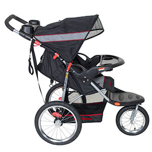 jogging stroller side view - baby trend expedition