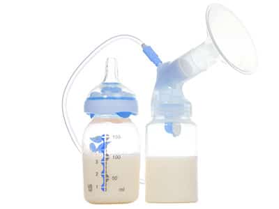 breast pump that fits directly onto baby bottle