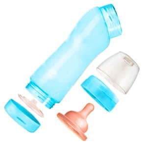different parts that make up a whole baby bottle