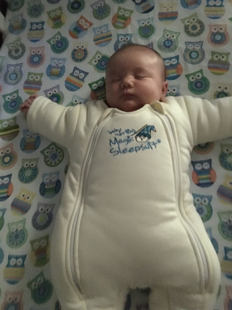 4 month sleep regression, magic merlin sleepsuit