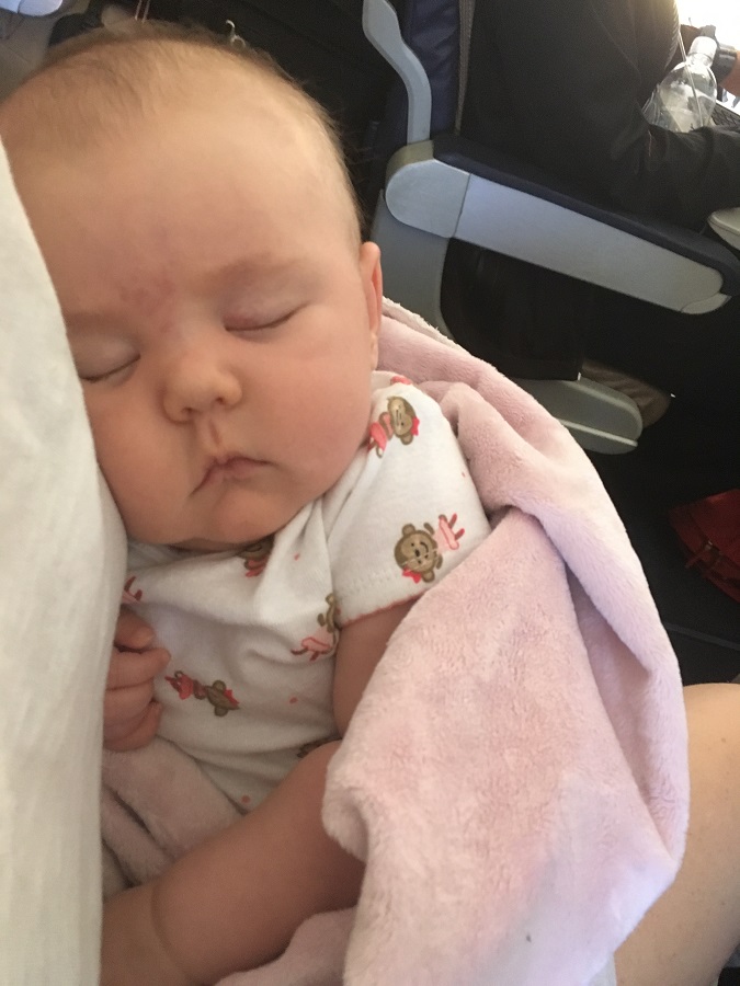 tips for flying with a baby