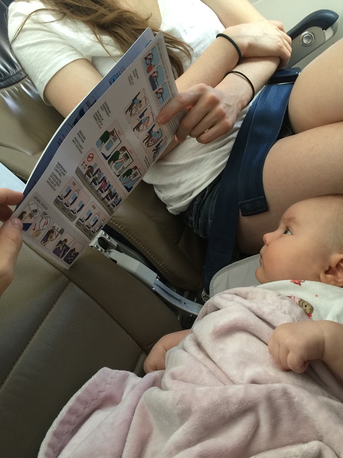tips for flying with a baby