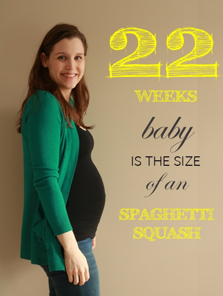 22 weeks pregnant baby bump
