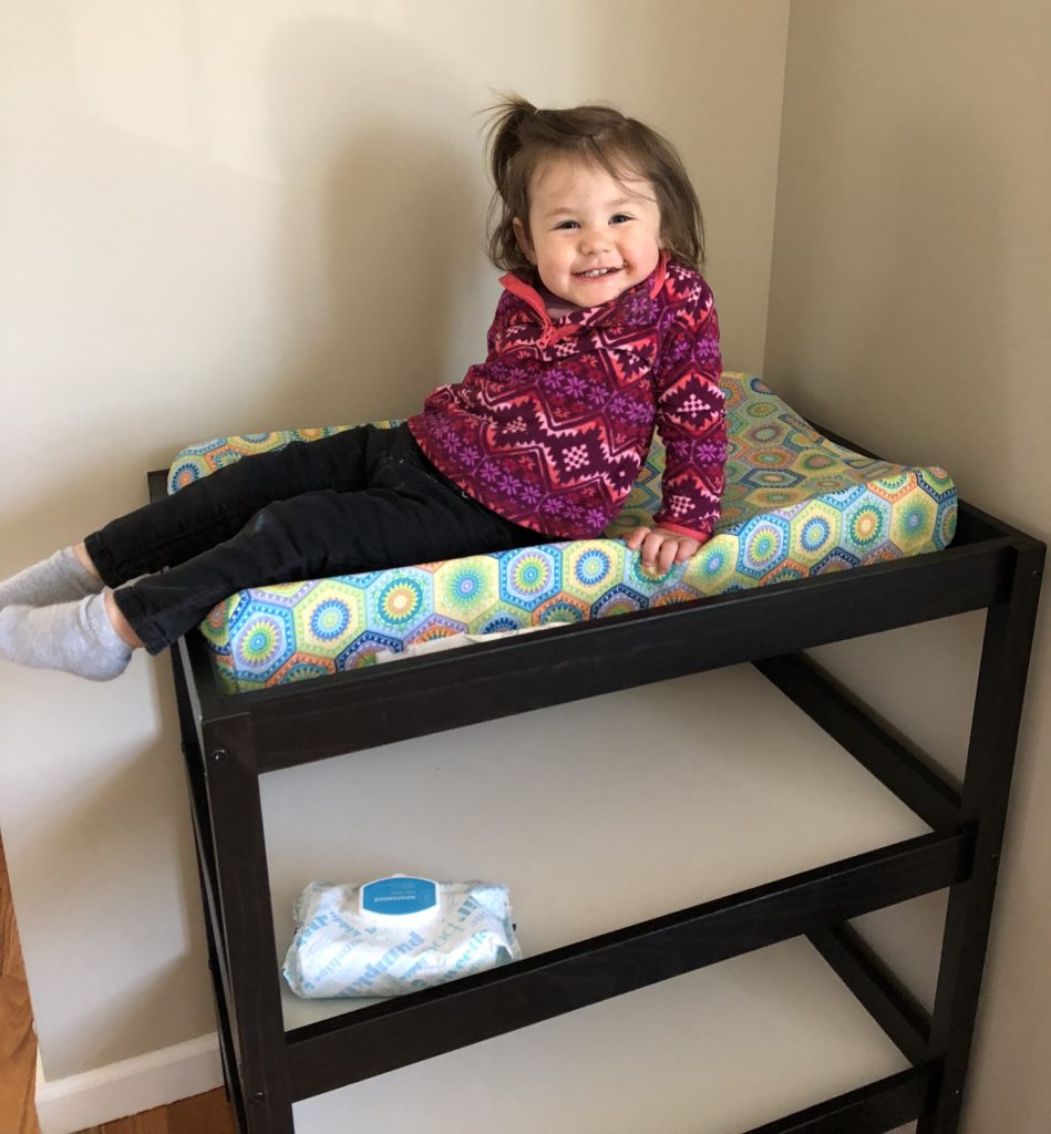 26 weeks pregnant used changing table