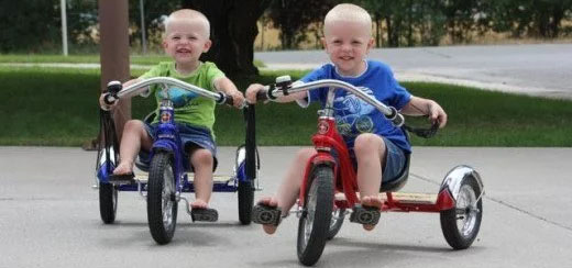 two tricycles
