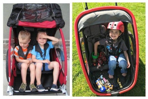 Can you use a car seat in a baby bike trailer