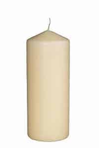 candle used as night light