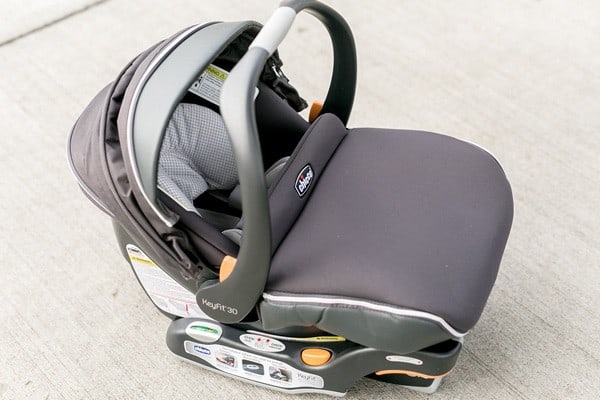 Car seat outside