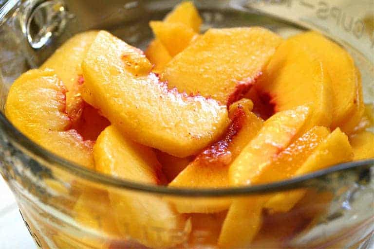 Chilled Peaches