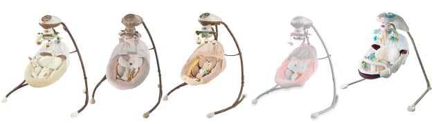 different types of cradle n swing models - fisher-price