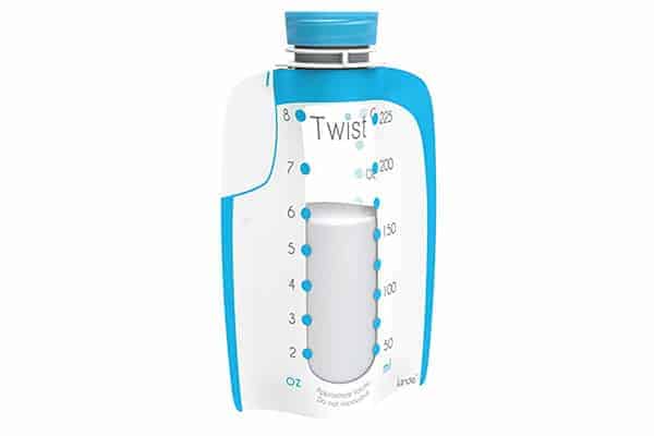 Kiinde Twist Pouch Breast Milk Storage Bags for Pumping, Freezing, and Feedin