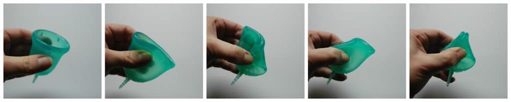 Triangle Fold Menstrual Period Cup