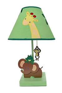 nursery room lamp used as night light