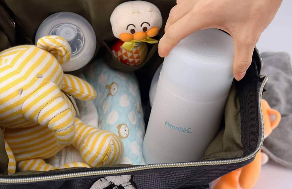 Papablic Mini Portable Travel Baby Bottle Warmer