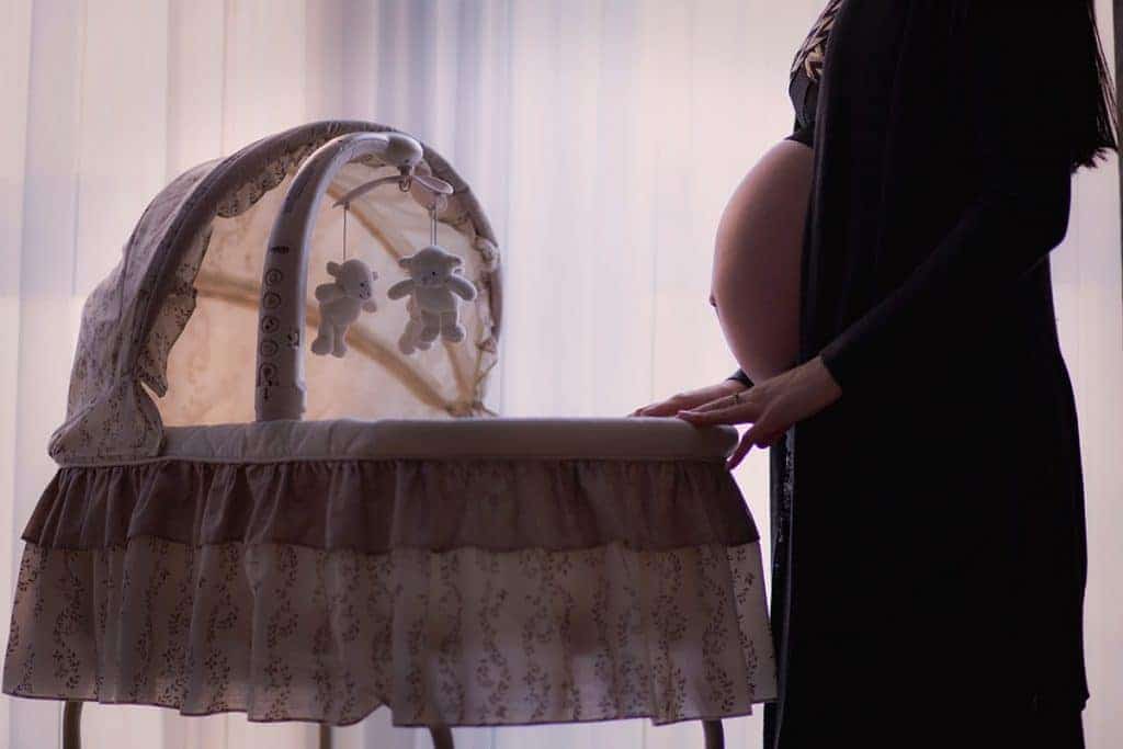 A soon to be mother excited to give birth