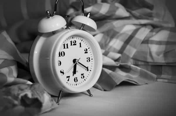White Alarm Clock