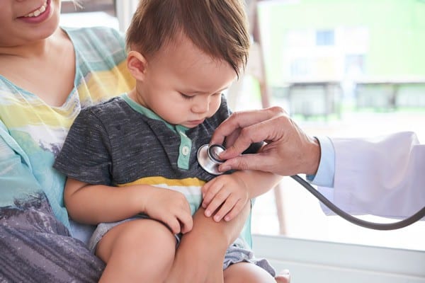 Baby check up in his Pediatrician