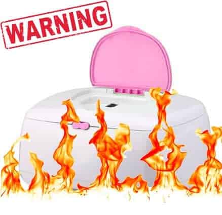 baby wipe warmer on fire