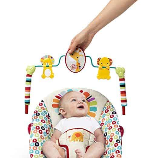 bright starts toy bar - best baby bouncer