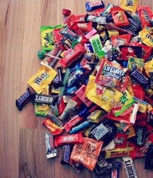 candies and chocolates