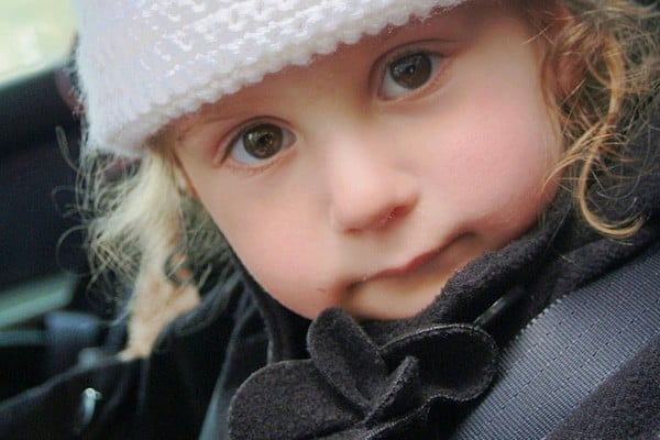 Child in a Car Seat