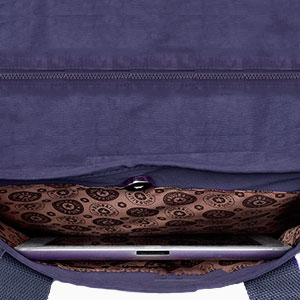 diaper bag with built in phone and tablet pocket