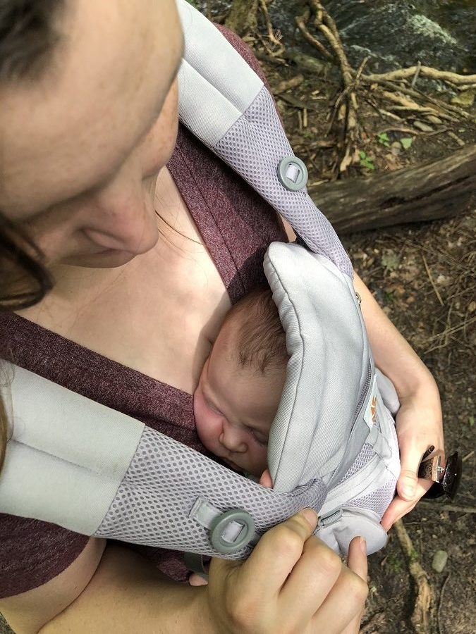 ergobaby omni 360 carrier newborn wearing rotated1