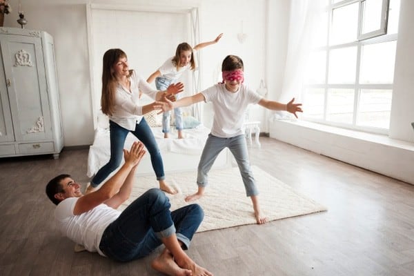 Family Playing