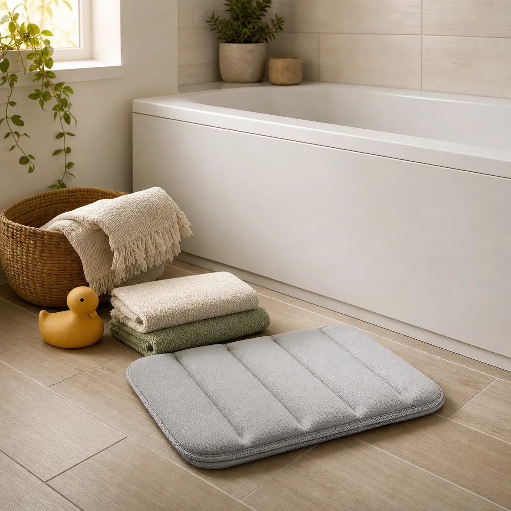 Bath kneelers: Comfy knees while bathing your baby