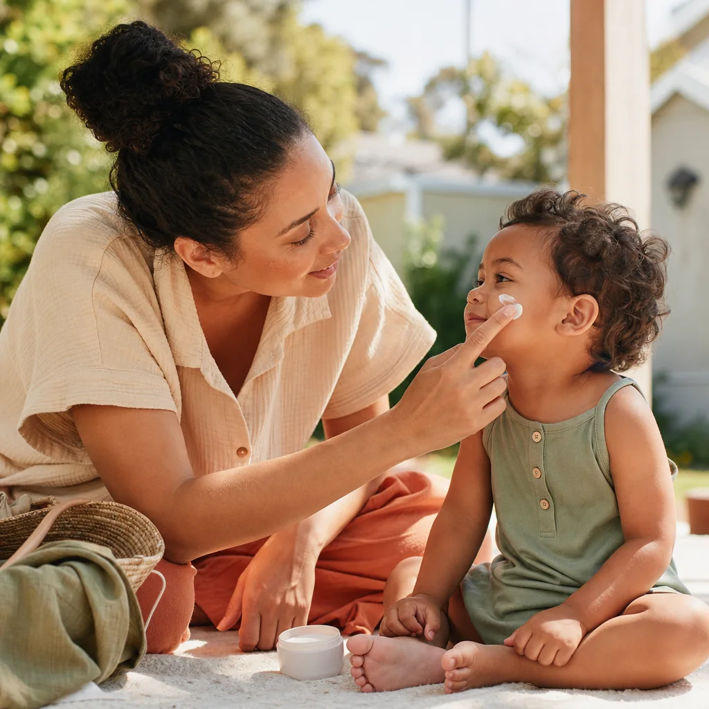 How to Apply Kid's Sunscreen
