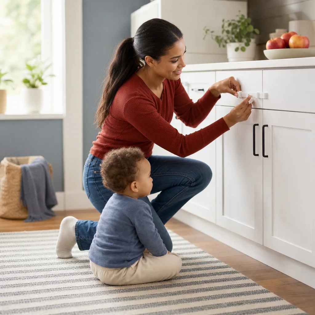 How to baby proof your cabinets