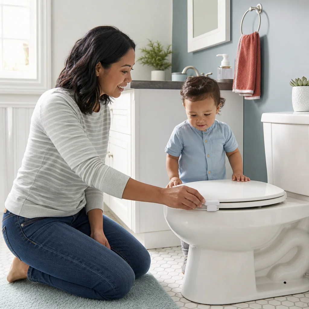 How to baby proof your toilet