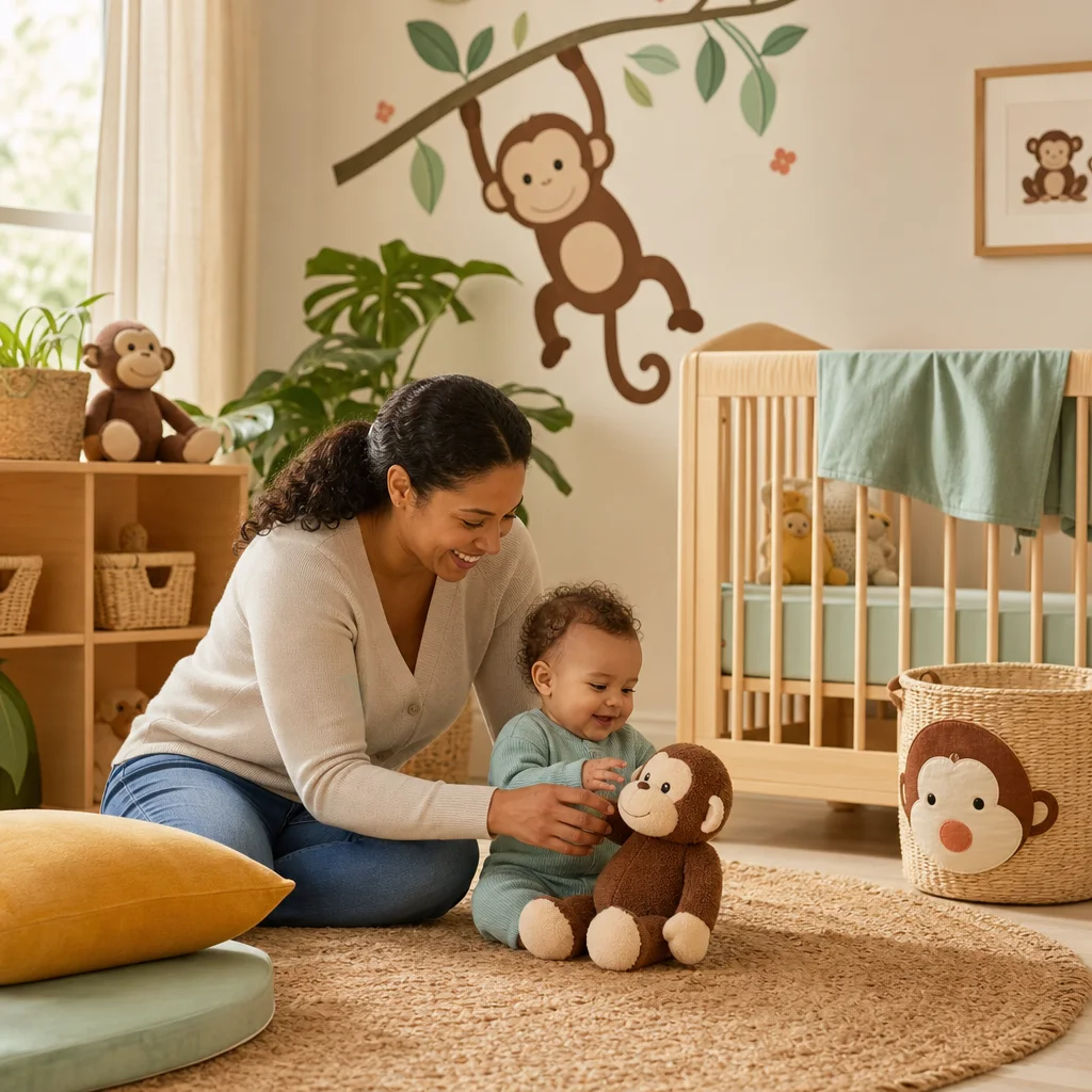 How to give your baby's nursery a monkey theme