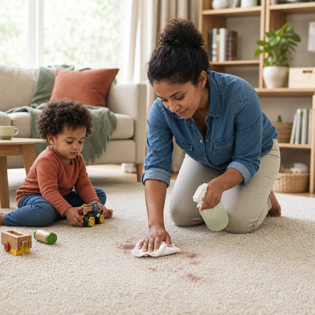 How to remove common kid stains from your carpet