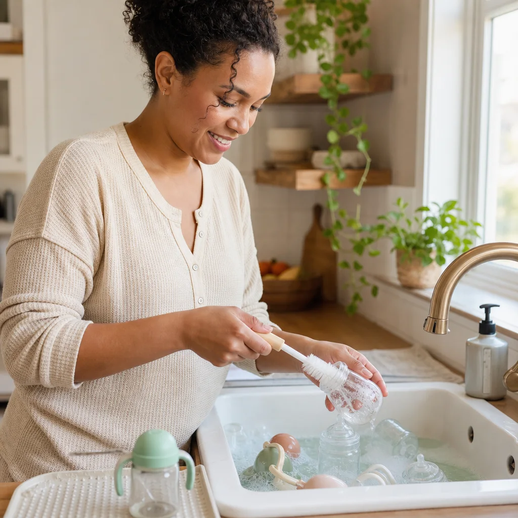 How to Wash and Clean Your Baby Bottles and Sippy Cups