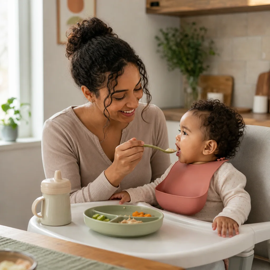 How to a Wean Baby off Formula and Introduce Solid Foods