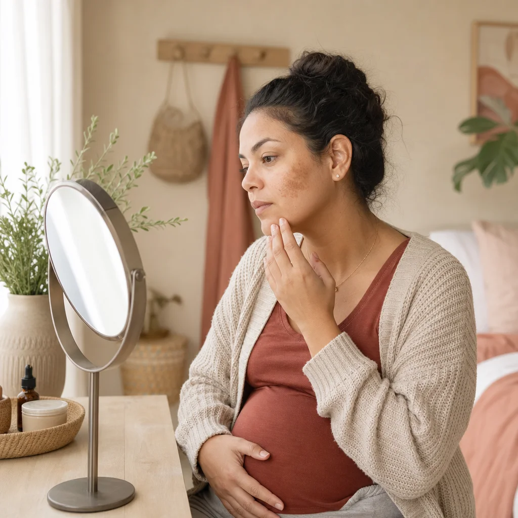 The blotchy curse of the mask of pregnancy