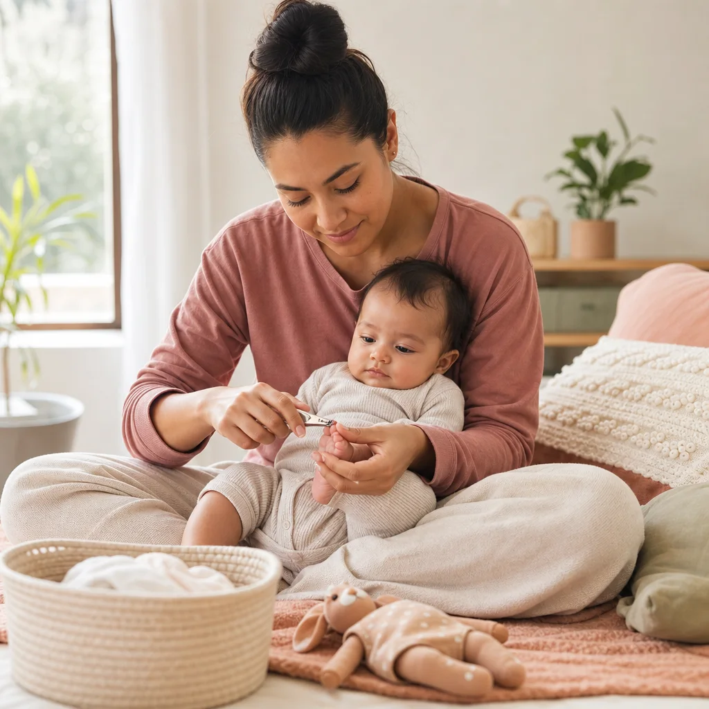 Easily trim your baby's fingernails and toenails