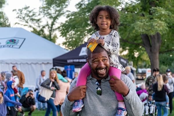Father and Daugther having Fun