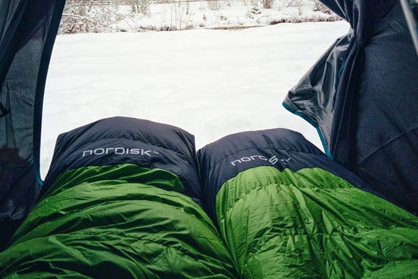 Green sleeping Bag