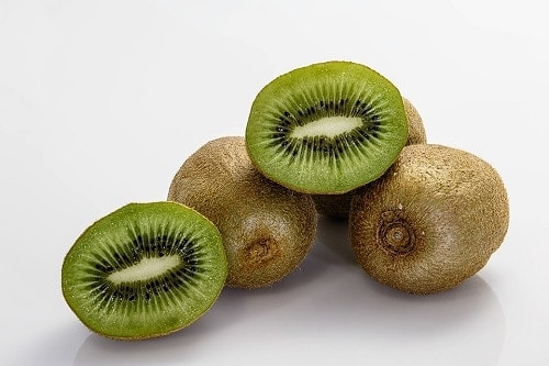 Kiwi with white background