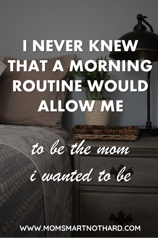 morning routine pin image