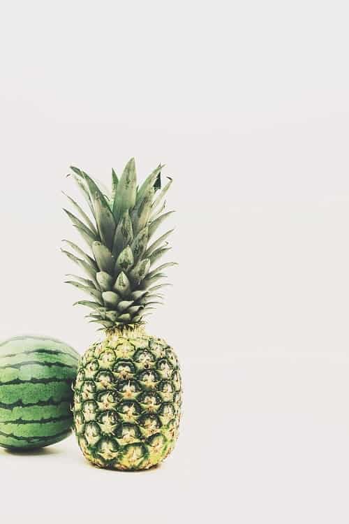 pineapple and watermelon