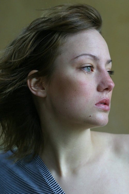sad woman close to cry