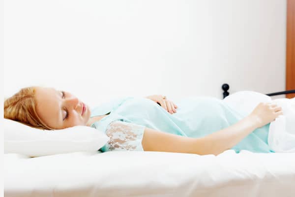 Pregnant Woman Sleeping