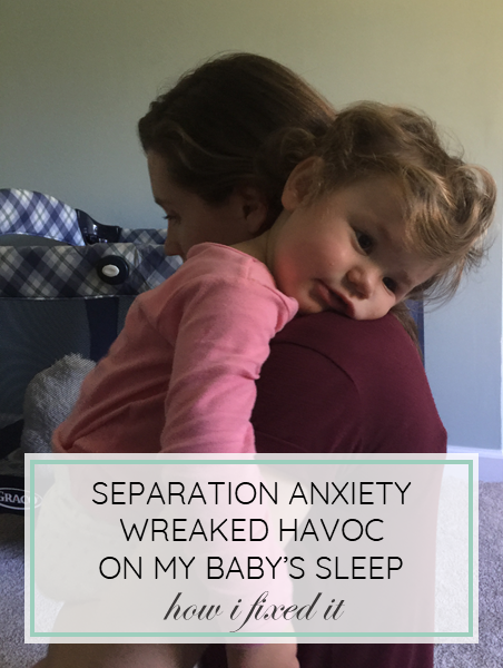 separation anxiety, baby sleep, sleep training