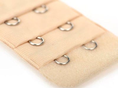 the front of a 2 hook bra extender