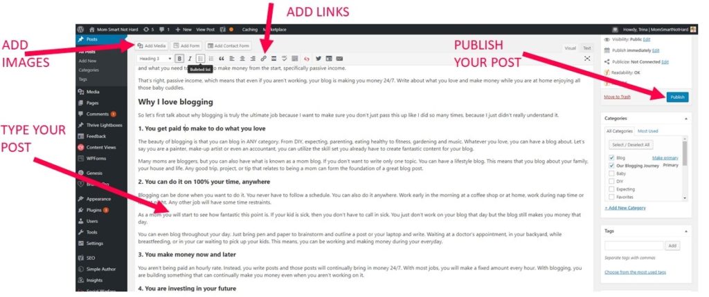 write a post1