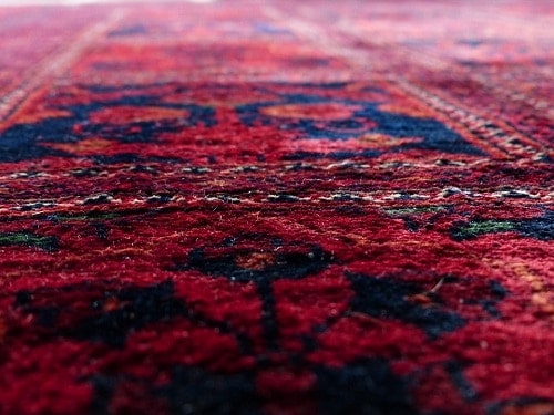 Red Tying carpet