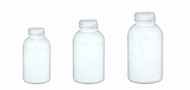 three different sized baby bottles